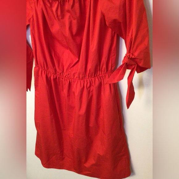 NWT H&M red Off shoulder dress size 12 - Picture 6 of 6